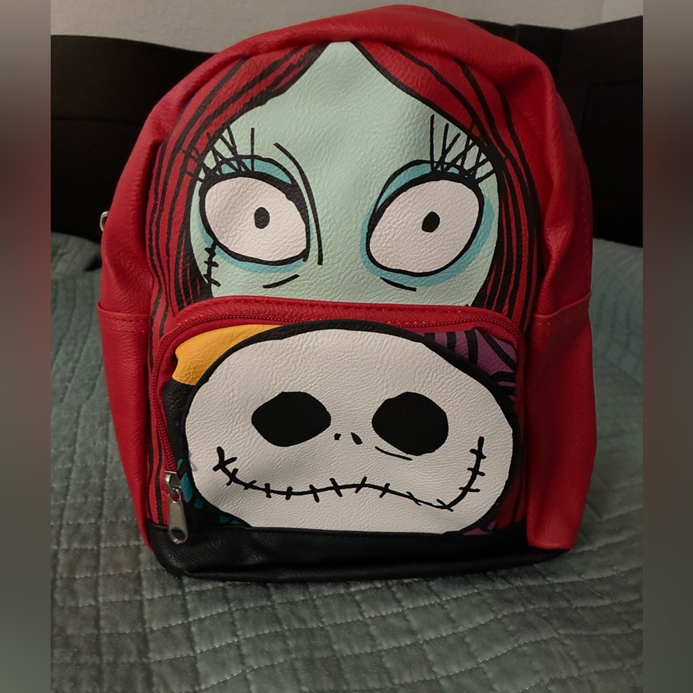 Disney The Nightmare Before Christmas 10x10 mini book bag Jack Skeleton & Sally